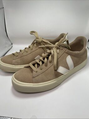 VEJA CAMPO SUEDE DUNE WHITE 9.5